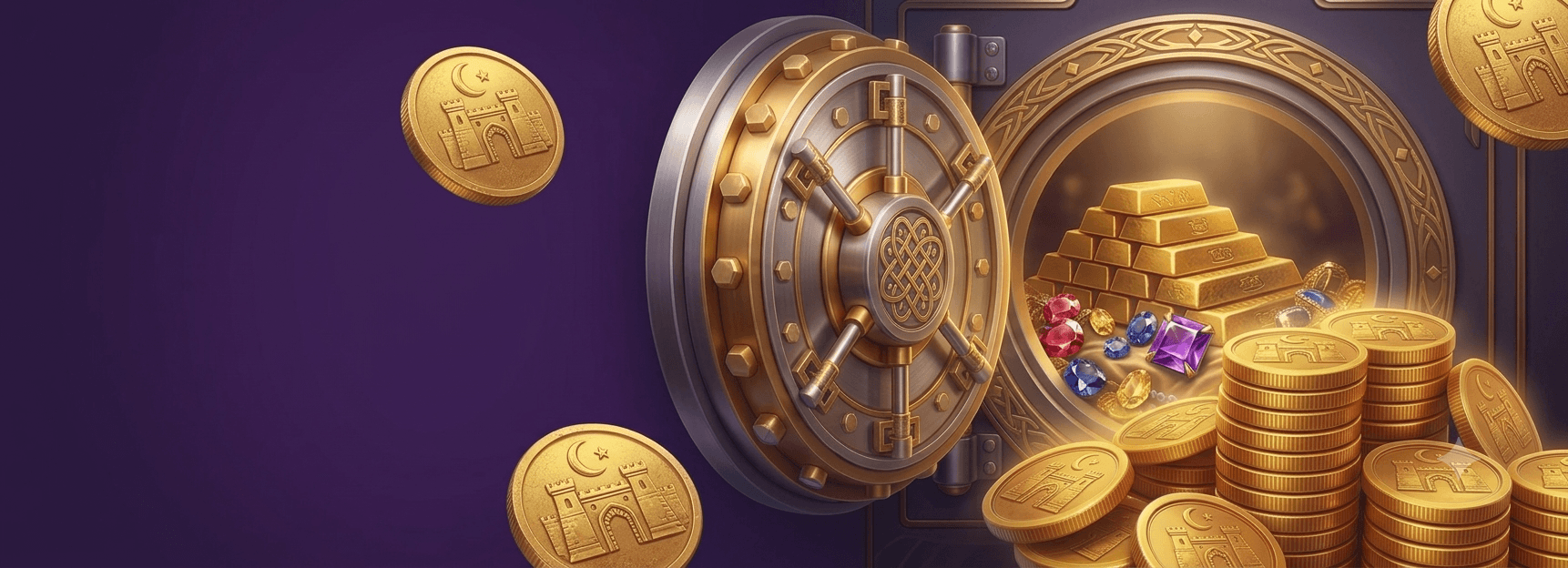 Casino ambiance — luxury roulette and gaming floor